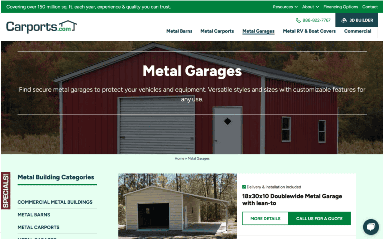 metal carports results after